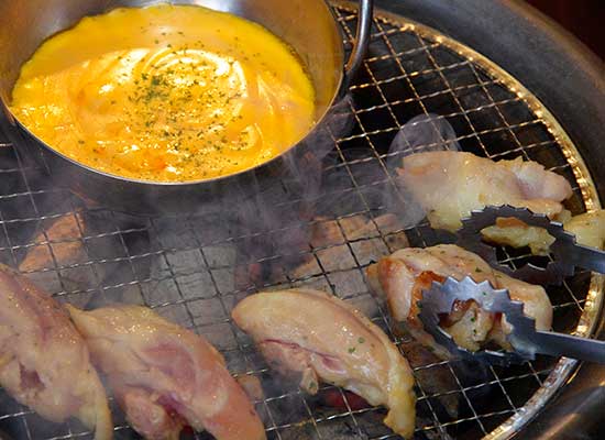 鶏のチーズ焼き