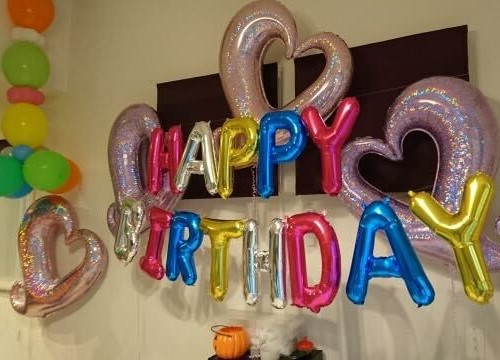 誕生日飾り付けの画像