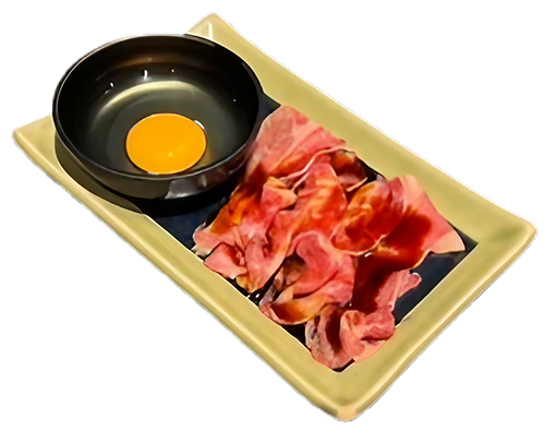 月見炙り牛カルビ